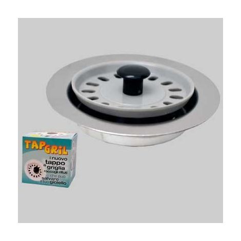Tappo a griglia per lavelli flangia diametro 70