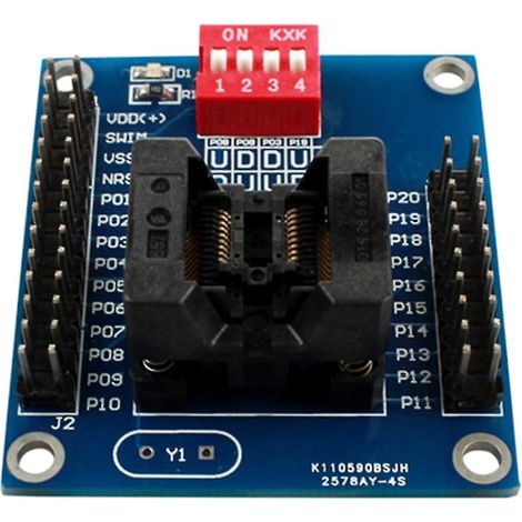 Adaptateur de test de siège Stm8s 8l Tssop20 - Téléchargeur de prise de test de siège