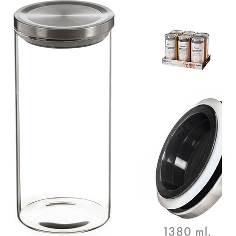 Glasbehälter mit Metalldeckel 1380ml Kozina - Kozina