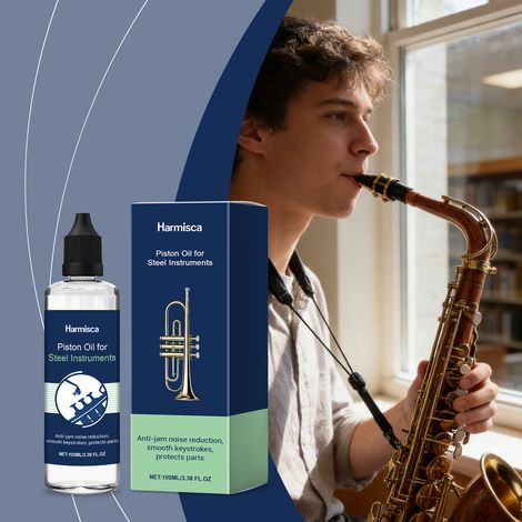 Kolbenöl für Stahlinstrumente – reinigt und poliert alle Arten von Instrumenten, ein universelles Pflegeöl – 100 ml -- BIEMMEDUE (1/5)