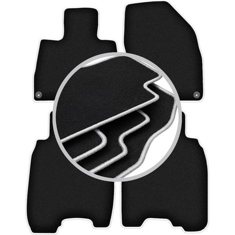 Alfombrillas CARLUX-SILVER para Honda Civic VIII (UFO) hatchback (2006-2012)