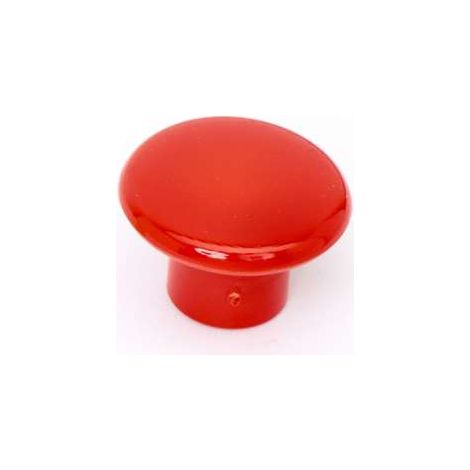 Pomolo in plastica rosso diametro 30 mm