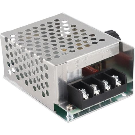 Régulateur de Tension AC 4000 W Régulateur de Vitesse pour Moteur électrique variateur 220 V, régulateur Vitesse Moteur 220 V pour Moteur à brosses (1/5)