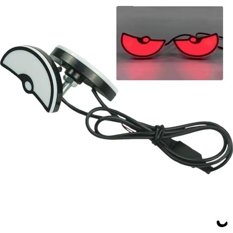 Luces LED Ojo de Demonio, Compatibilidad Universal, Fácil Instalación, Rojo (1/2)
