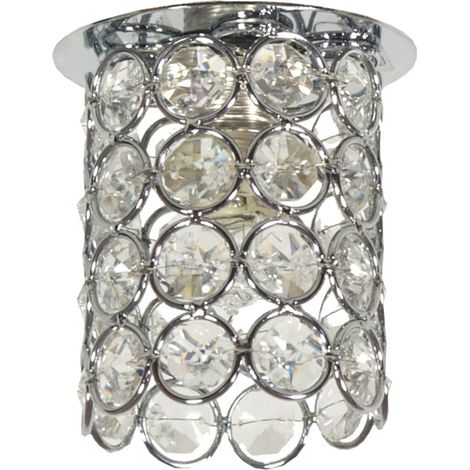 Plafonnier chrome cristal 1xG9 40W SK-73 Candellux