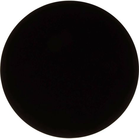 applique da parete a LED Marlon Metal & MDF-legno nero Ø18cm H :. 3,5 centimetri luce indiretta (1/4)