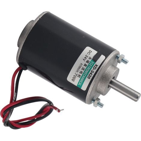 XD-3420 30W Permanentmagnet-Gleichstrommotor, hohe Drehzahl CW/CCW (24V, 7000 U/min) (1/5)