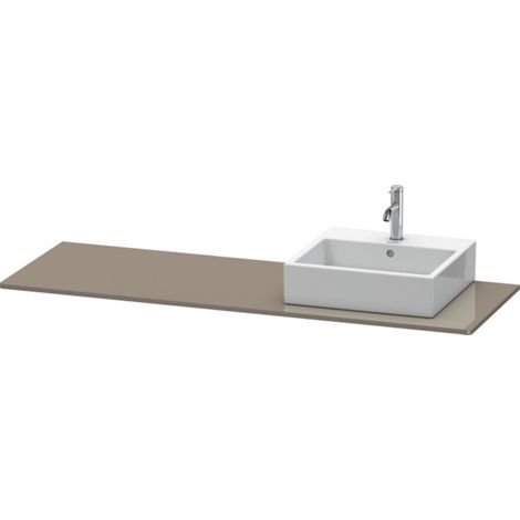 Console Duravit XSquare 060H, 1600x 550 mm, 1 découpe à droite, (1/3)