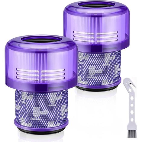 Ersatz Filter für Dyson V11 SV17 SV14 SV22 absolute extra pro animal torque drive total clean staubsauger, ersatzteil ersetzen sie no.DY-970013-02 & 97001302(2 Stück Filter 1 Reinigungsbürste)