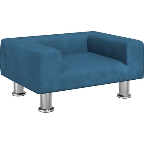 Canapé pour enfants，Sofa pour Salon，Banquette bleu 50x40x26,5 cm velours853551 (1/5)