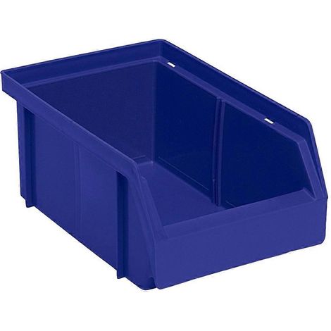 Aufbewahrungsbox, Kunststoffbox, kleine Umverpackungsbox – Blau – 161 x 105 x 75 mm (1/5)