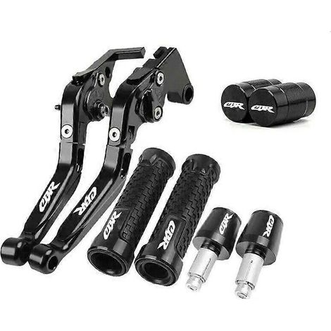 Kit de leviers de frein et d'embrayage pour Honda CBR 150R 250 300 500 2006-2024 (noir)