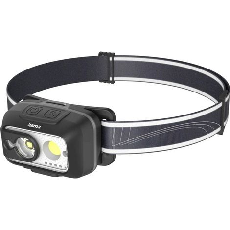 Hama LED-Stirnlampe HL500-C, mit Akku, Kopflampe zum Joggen, Arbeiten, 4 Modi 00228609 Lampada frontale 120 g (1/5)