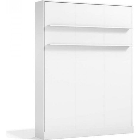 Cama abatible vertical blanco 135x200cm