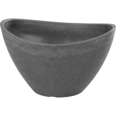 Blumentopf Strend Pro Stone, 20x14,5x12 cm, Steinoptik