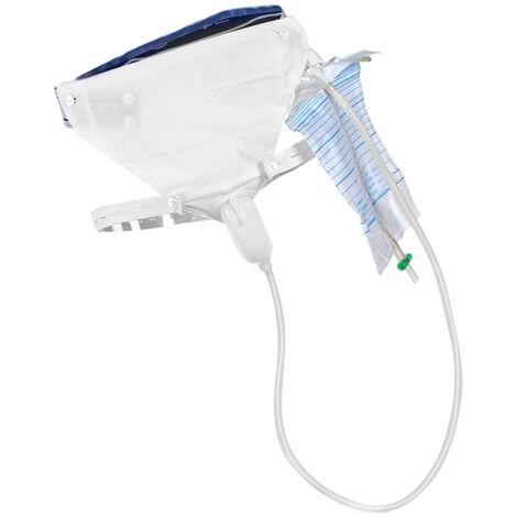 Collecteur d'urine en silicone pour adultes - Poche à cathéter pour hommes, femmes et incontinence (1/5)