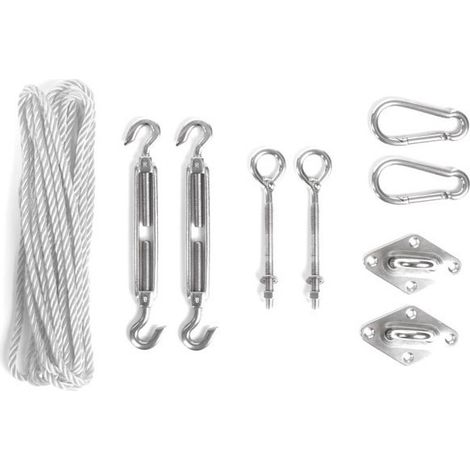 Kit de montage pour voile solaire