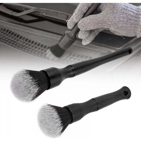 Pinceaux Nettoyage Voiture, Automatique de Voiture Détail Brosse pour Moteur/Tableau de Bord/Bouches Daération/Intérieur, 2 Pcs (1/5)