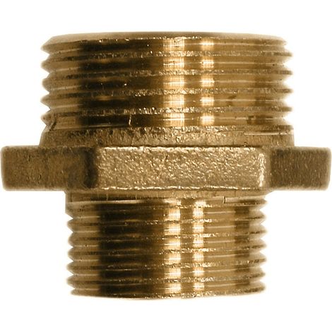 Machón De Latón Doble Reducido 1/2 x 3/8"