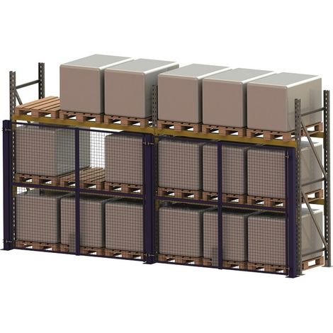 PROVOST - Porte battante double haut 2200 pour Rayonnage lourd