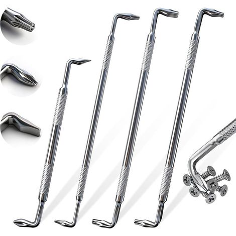 Tournevis Coudés Décalés Type Z Double Tête Magnétique Fente Torx d'Angle Phillips Tournevis Cruciforme 90 Degrés 4 Pezzi (1/5)
