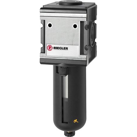 Riegler Vorfilter »multifix« PC-Behälter, Schutzkorb, 0,3 µm, BG 4, G 1 (1/4)