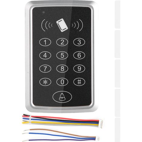 T13 Serrure de Porte à Code Carte RFID Système de Contrôle d'Accès avec 5 Cartes (1/5)