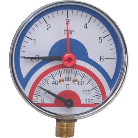 Radial-Thermomanometer ø 80