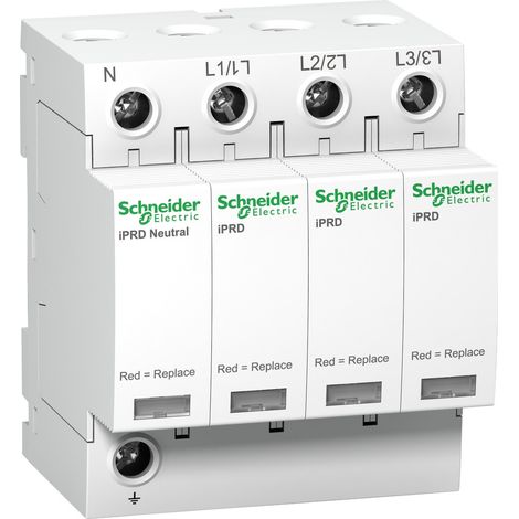 A9l65601 Schneider - Parafoudre Triphasé + Neutre De Type 2 Iprd65r - 65ka - Report De Signalisation (1/2)
