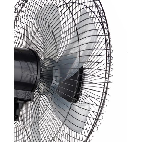 Ventilateur électrique, ventilateur domestique, ventilateur de table, ventilateur sur pied, ventilateur silencieux, ventilateur oscillant pour dortoir, ventilateur d'été, base légère noire. (1/5)