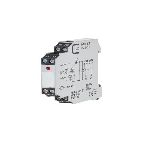 BTR NETCOM Koppelbaustein 2W KRA-M8/21-21 230AC (1/2)