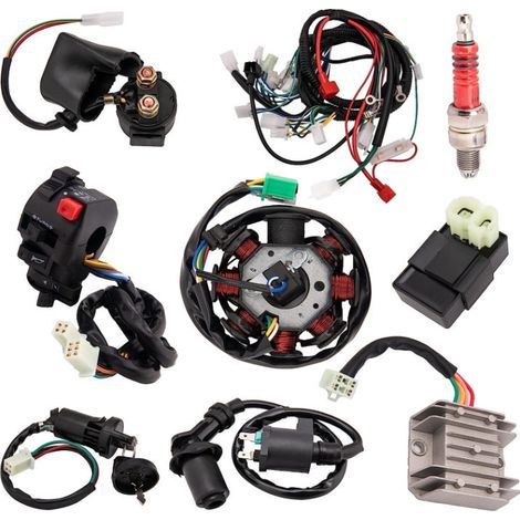 Zündspulen-Kabelbaum-Gleichrichter-Kit für ATV Quad 150CC, 200CC, 250CC und 300CC Quad (1/3)