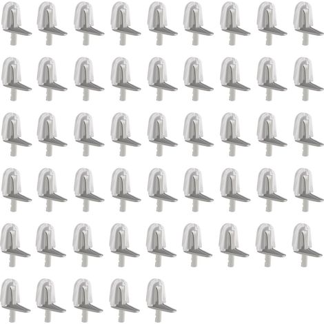 50 x Shelf Support Pegs 3 mm Shelf Pins for Cabinet, Shelf, Showcase, Wardrobe, Bookcase, Pantry (1/5)