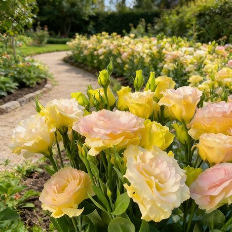 1000 Champagne Lisianthus Seeds – Chic and Bright Eustoma, Easy to Grow in Pots or Containers (1/5)
