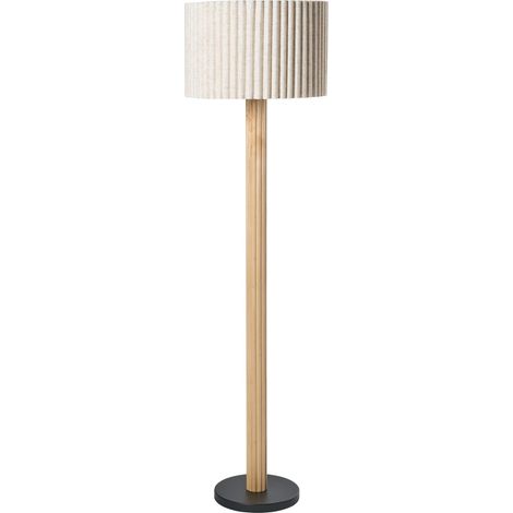 Stehlampe BELESSA Holz Hellbeige