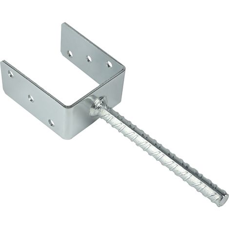 Pfostenträger zum einbetonieren für 12 x 12 cm Pfosten U-Anker - (1/2)