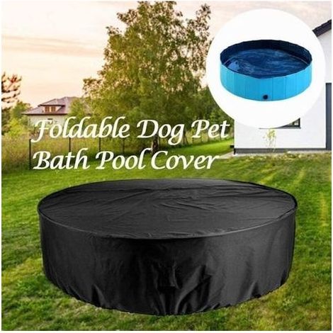 Schutzhülle für Hundepool – Rund – Faltbar – UV-beständig – Für Familienpools – 200 cm x 30 cm (1/5)