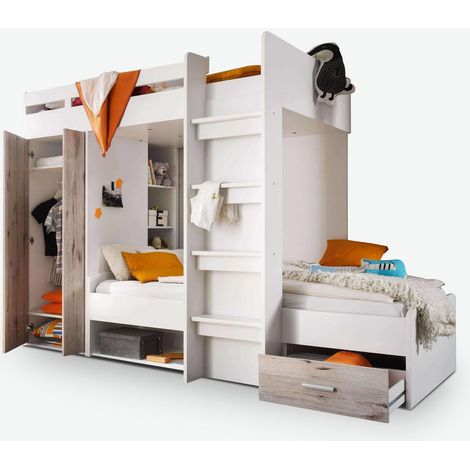 Moritz  Legno laminato - Marrone chiaro / bianco (1/5)