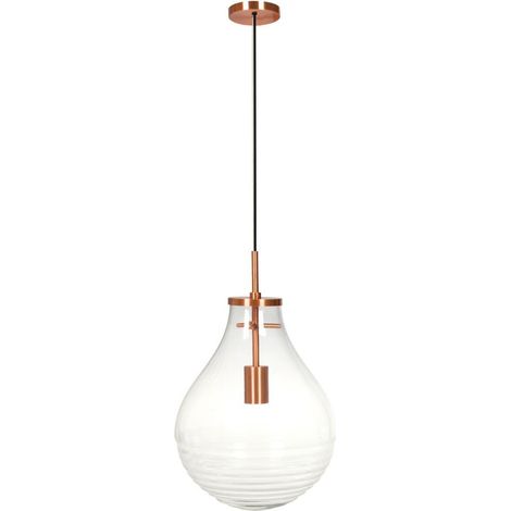 Suspension tamo large - Transparent, cuivre (1/4)