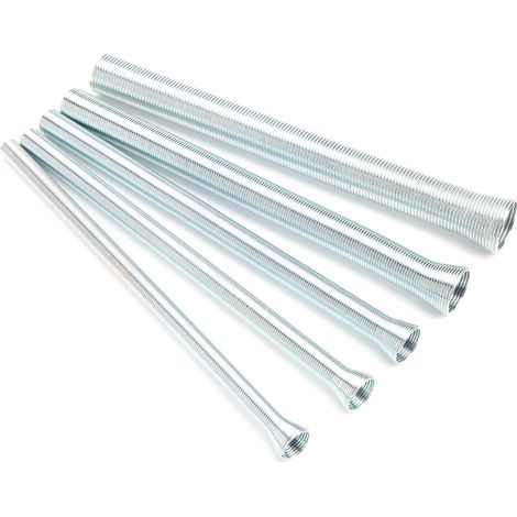 5-teiliges Set aus elastischen, gebogenen Rohrbiegern aus Federstahl (1/5)