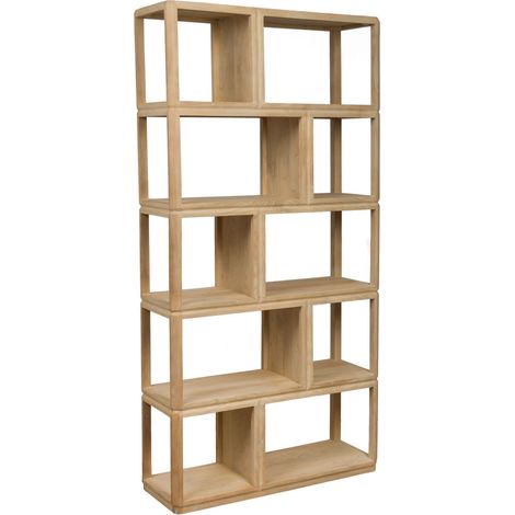 Amadeus - Bibliothèque en manguier H200 cm Salomon (1/4)