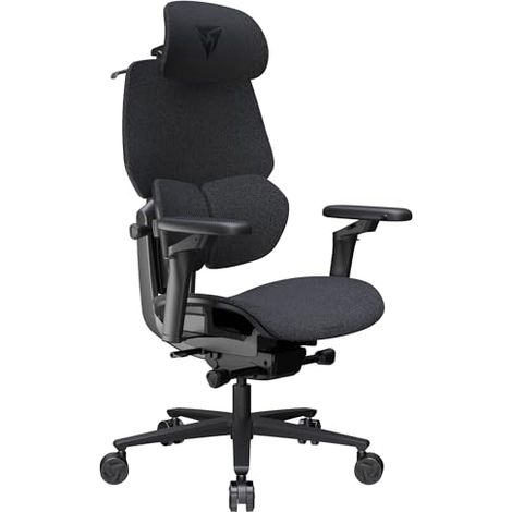ThunderX3 Flex Pro - Silla de Oficina ergonómica para Adultos, Silla de computadora con Respaldo Alto, inclinación síncrona, inclinación hacia adelante, 19D Totalmente autoajustable, Respaldo
