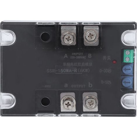Contrôleur de démarrage progressif, fond en laiton, accessoires de moteur monophasé/biphasé pour module de ventilateur de pompe à eau (1/5)