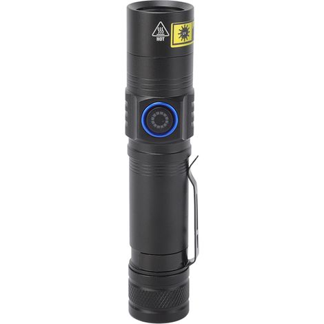 Lampe torche UV 365NM portable, lumière noire LED pour détection d'urine d'animaux, durcissement de résine minérale, scorpions (expédiée sans batterie) (commande : Y22) (1/5)