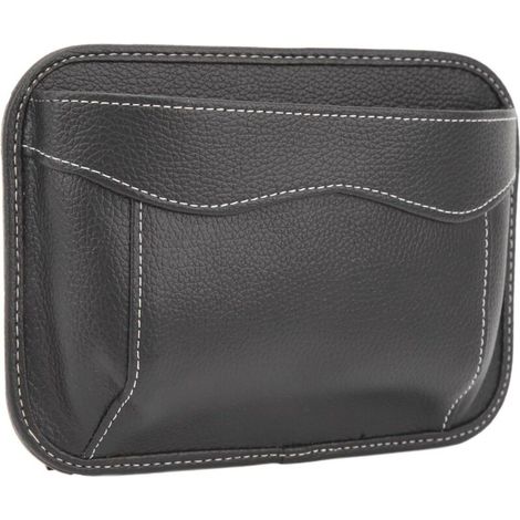 Siège de Voiture Organisateur Latéral en Cuir PU Sac de Rangement Porte Console Siège Dossier Gap Filler Organisateur de Siège Latéral Siège Avant Tenir Téléphones