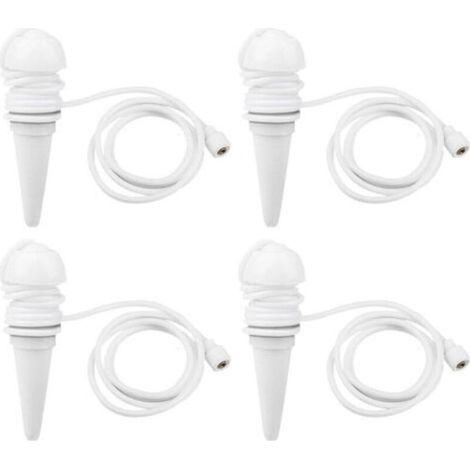 Piquets d'irrigation pour plantes Insert de plantation auto-arrosage Kit de dispositifs d'arrosage automatique des plantes Piques d'arrosage automatique pour plantes,Hauteur environ 11cm(4Pcs) (1/5)