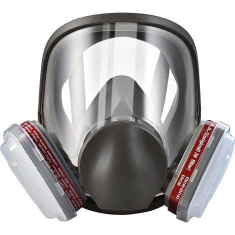 Masque à gaz CE6800, protection complète contre la fumée, lutte contre l'incendie, auto-sauvetage, peinture au pistolet, protection biochimique (1/5)