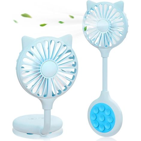 Ventilateur de bureau USB portable mini 3 vitesses portatif (1/5)