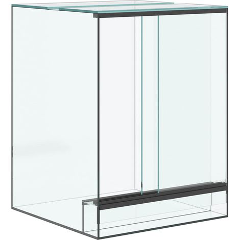 Terrarium mit Speicher Transparent 30 x 30 x 40 cm Glas vidaXL