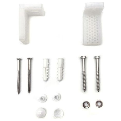 ALLIANDISAccessoires De Fixation De Toilettes,Vis Fixation Cuvette Wc Kit De Fixation Au Sol Pour Cuvette De Wc Vis Fixation Abattant Wc-Jeu De Vis Pour La Fixation De La Baignoire (1/4)